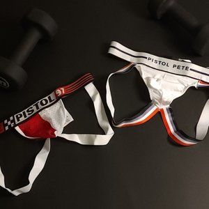 Lot of 2 Pistol Pete Fashion Jockstraps - New